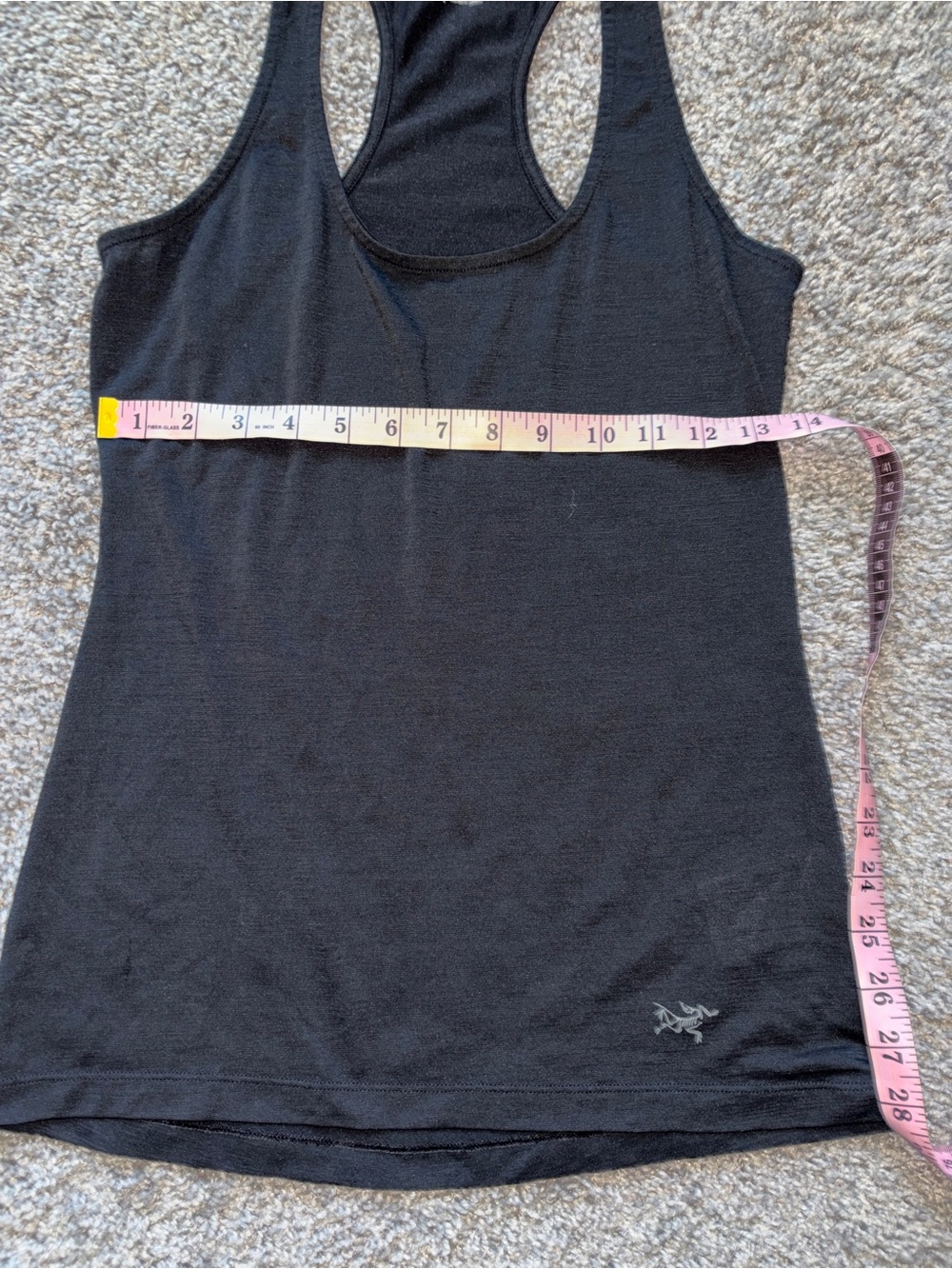 Arc'teryx Taema Tank in Black Heather - Picture 4 of 6